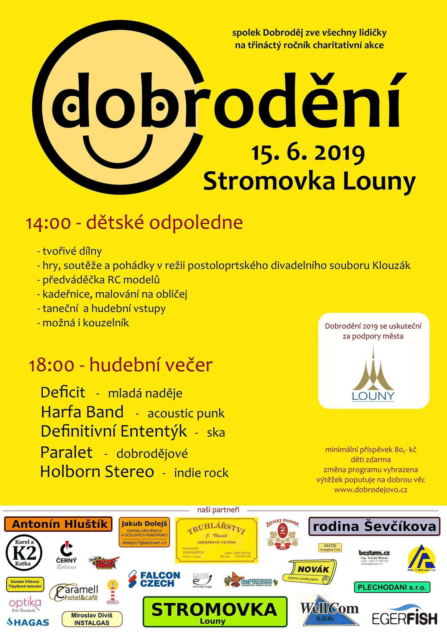 Dobrodění 2019, Restaurace Stromovka, Louny